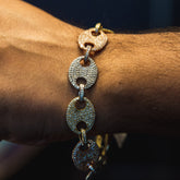 11.00 CT. Diamond Cuban Bracelet in Gold - 16.50mm - White Carat - USA & Canada